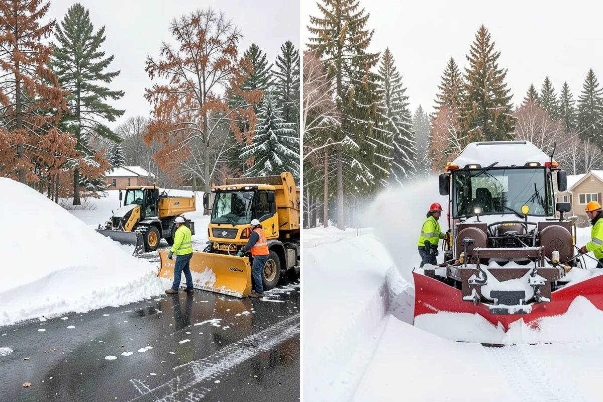 Restaurant Snow Removal in Clyde Hill, King County, WA - Identify guest entrances, patio areas, and delivery access