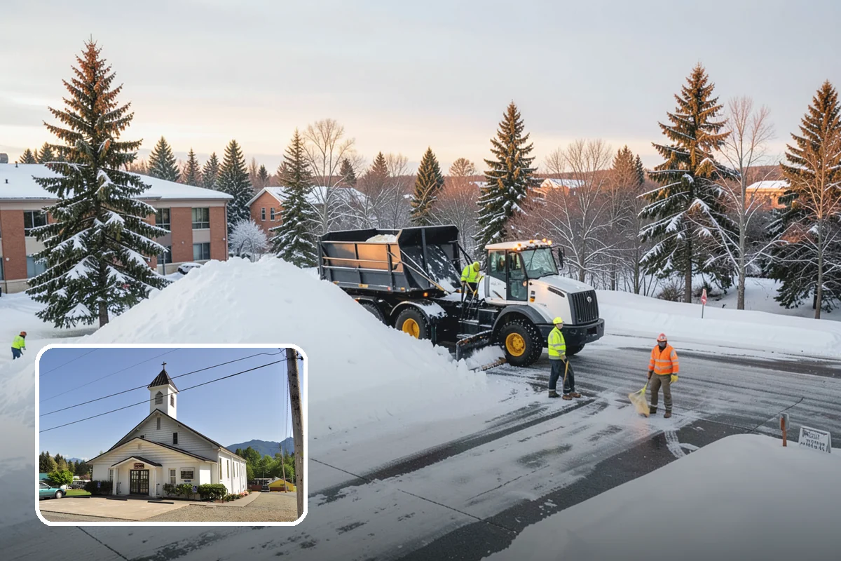 Restaurant Snow Removal in Concrete, Skagit County, WA - Clear entrances that keep diners walking in