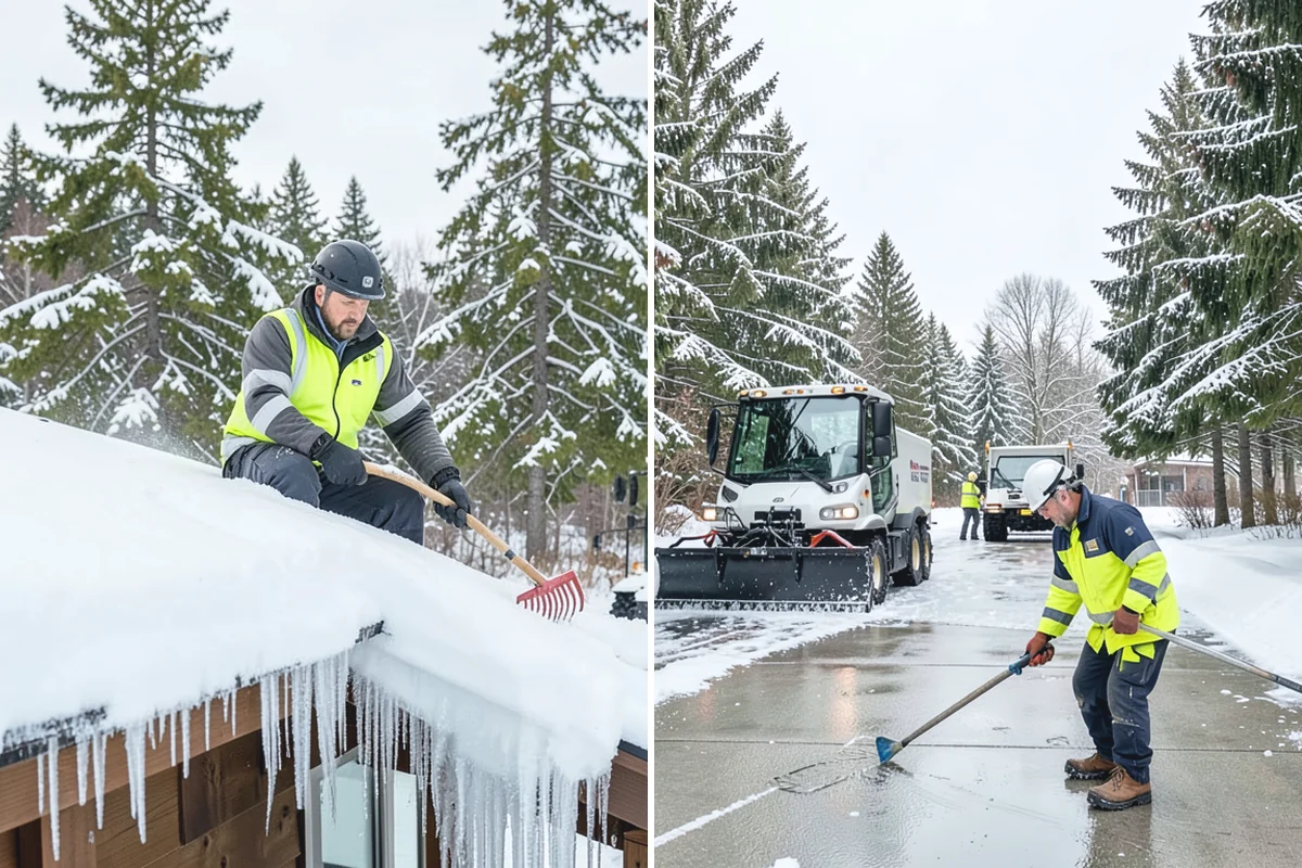 Restaurant Snow Removal in Coupeville, Island County, WA - Identify guest entrances, patio areas, and delivery access