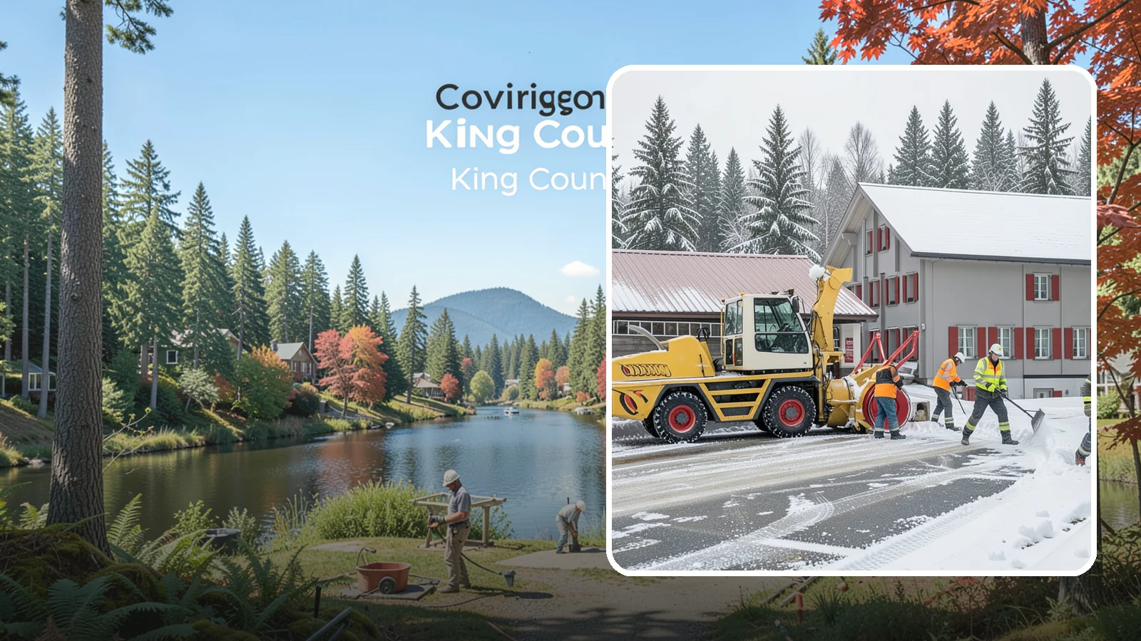 Restaurant Snow Removal in Covington, King County, WA - Keep diners and delivery drivers moving safely by clearing your restaurant's lot, entrance, and patio during winter weather.