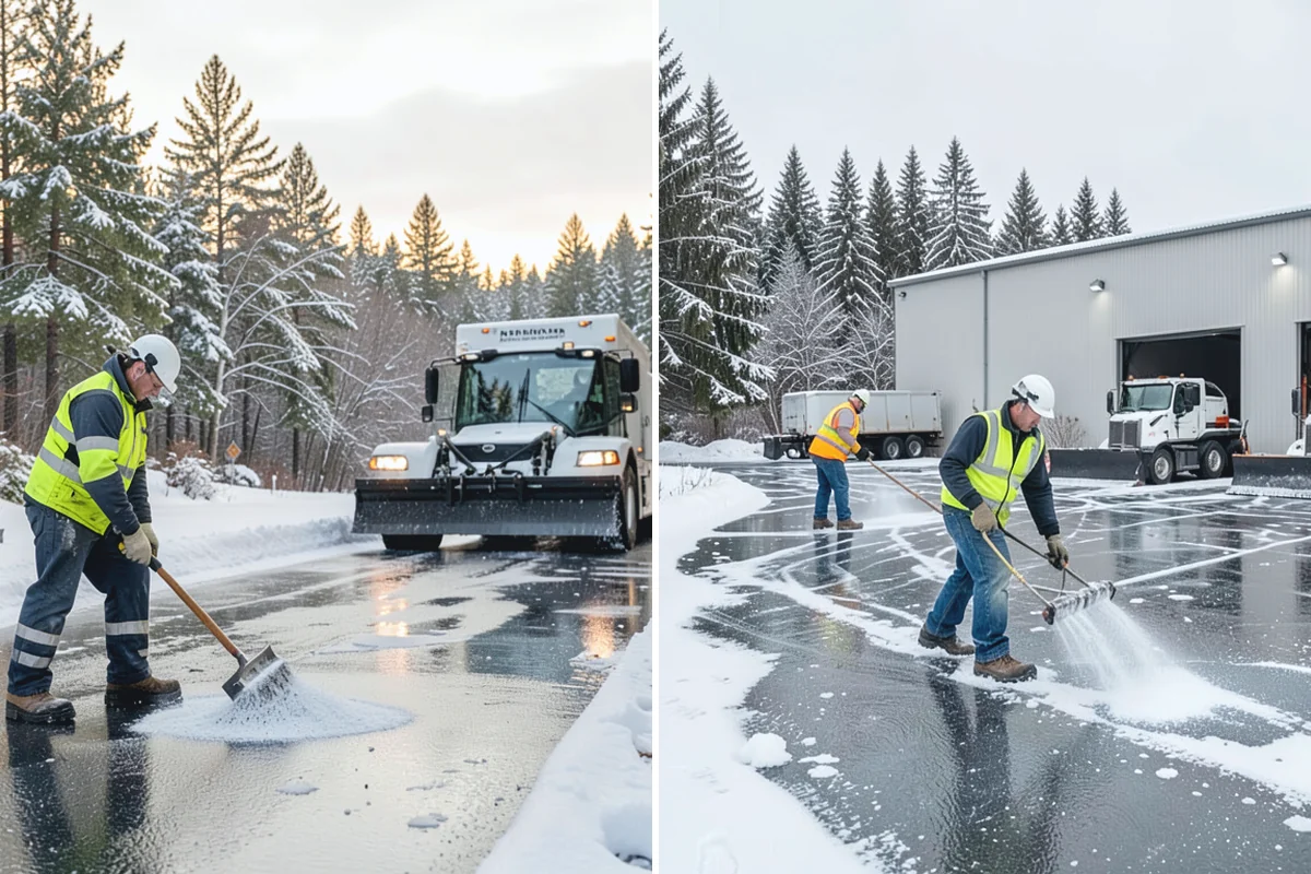 Restaurant Snow Removal in Darrington, Snohomish County, WA - Identify guest entrances, patio areas, and delivery access