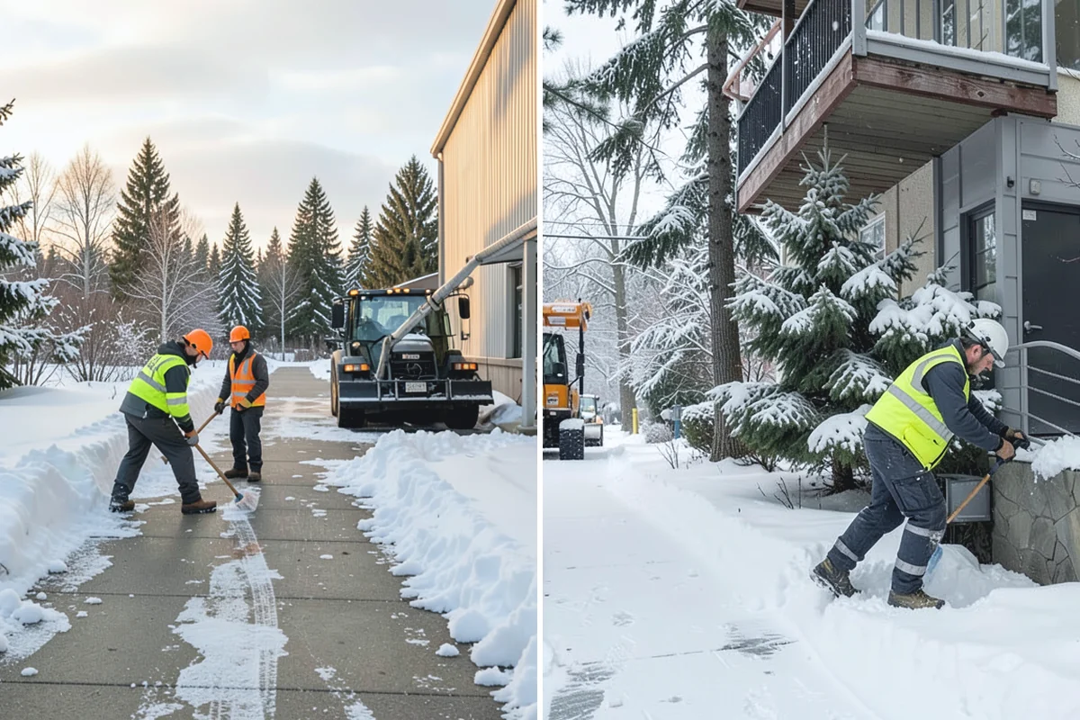 Restaurant Snow Removal in Des Moines, King County, WA - Identify guest entrances, patio areas, and delivery access