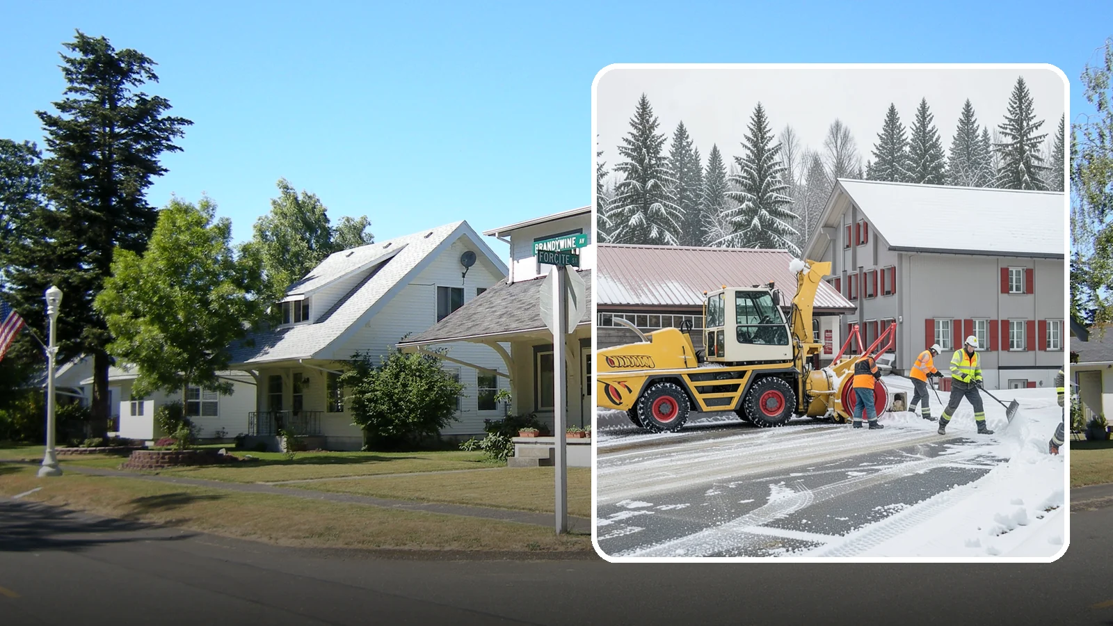 Restaurant Snow Removal in DuPont, Pierce County, WA - Keep diners and delivery drivers moving safely by clearing your restaurant's lot, entrance, and patio during winter weather.