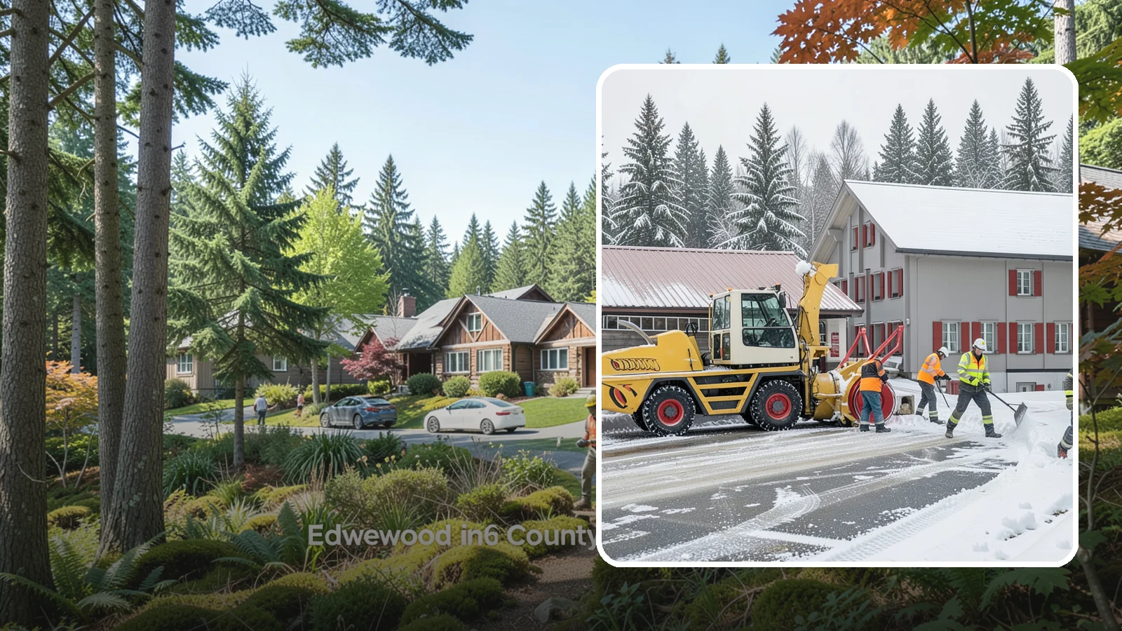 Restaurant Snow Removal in Edgewood, Pierce County, WA - Keep diners and delivery drivers moving safely by clearing your restaurant's lot, entrance, and patio during winter weather.