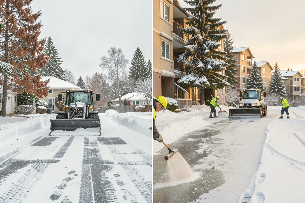 Restaurant Snow Removal in Edmonds, Snohomish County, WA - Identify guest entrances, patio areas, and delivery access