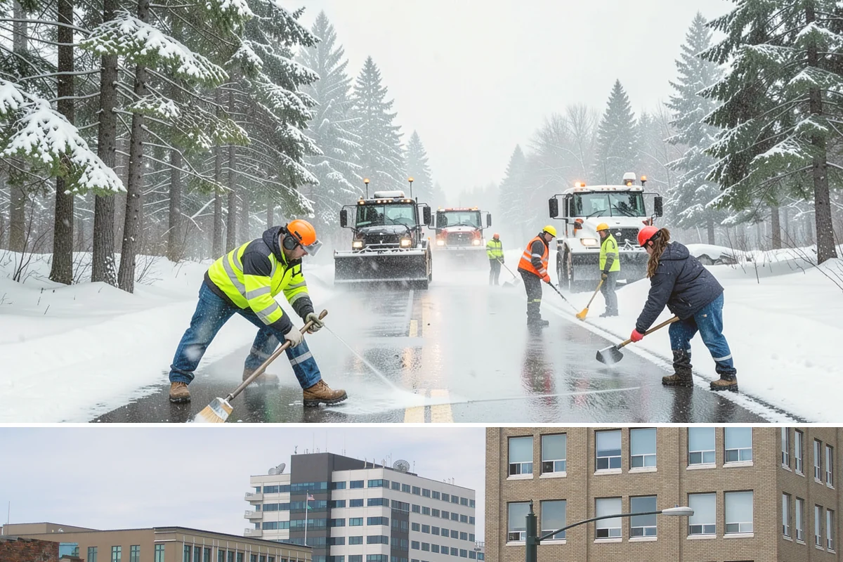 Restaurant Snow Removal in Everett, Snohomish County, WA - Restaurants need attentive service during December and January evenings when cold nights ice over front walks right at dinner...