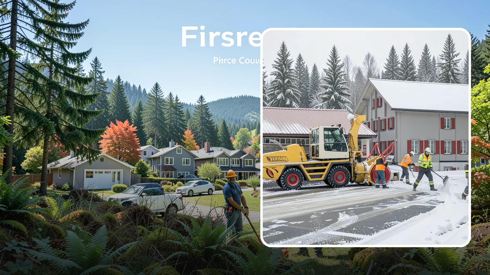 Restaurant Snow Removal in Fircrest, Pierce County, WA - Keep diners and delivery drivers moving safely by clearing your restaurant's lot, entrance, and patio during winter weather.