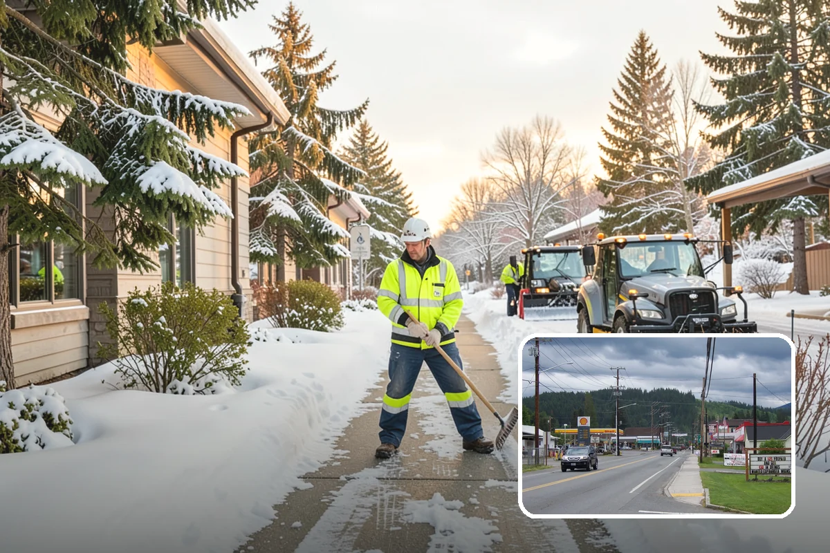 Restaurant Snow Removal in Granite Falls, Snohomish County, WA - Clear entrances that keep diners walking in
