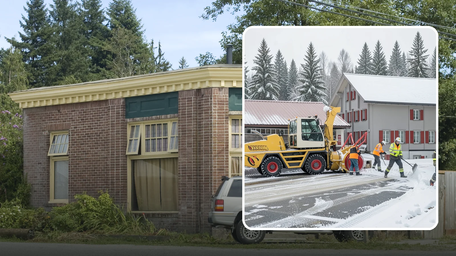 Restaurant Snow Removal in Hamilton, Skagit County, WA - Keep diners and delivery drivers moving safely by clearing your restaurant's lot, entrance, and patio during winter weather.