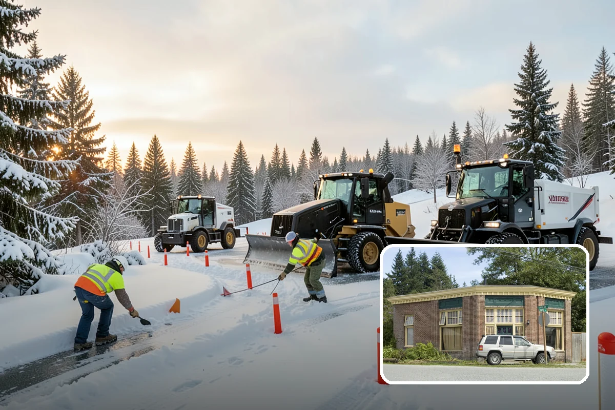 Restaurant Snow Removal in Hamilton, Skagit County, WA - Clear entrances that keep diners walking in