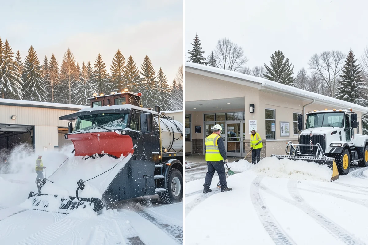 Restaurant Snow Removal in Hamilton, Skagit County, WA - Identify guest entrances, patio areas, and delivery access