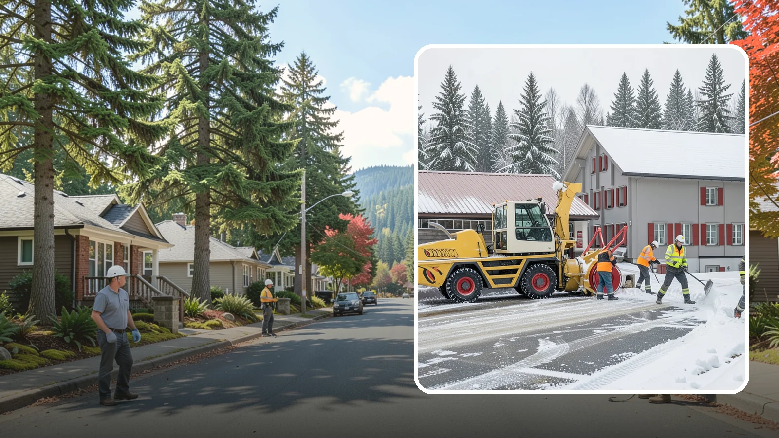 Restaurant Snow Removal in Hunts Point, King County, WA - Keep diners and delivery drivers moving safely by clearing your restaurant's lot, entrance, and patio during winter weather.