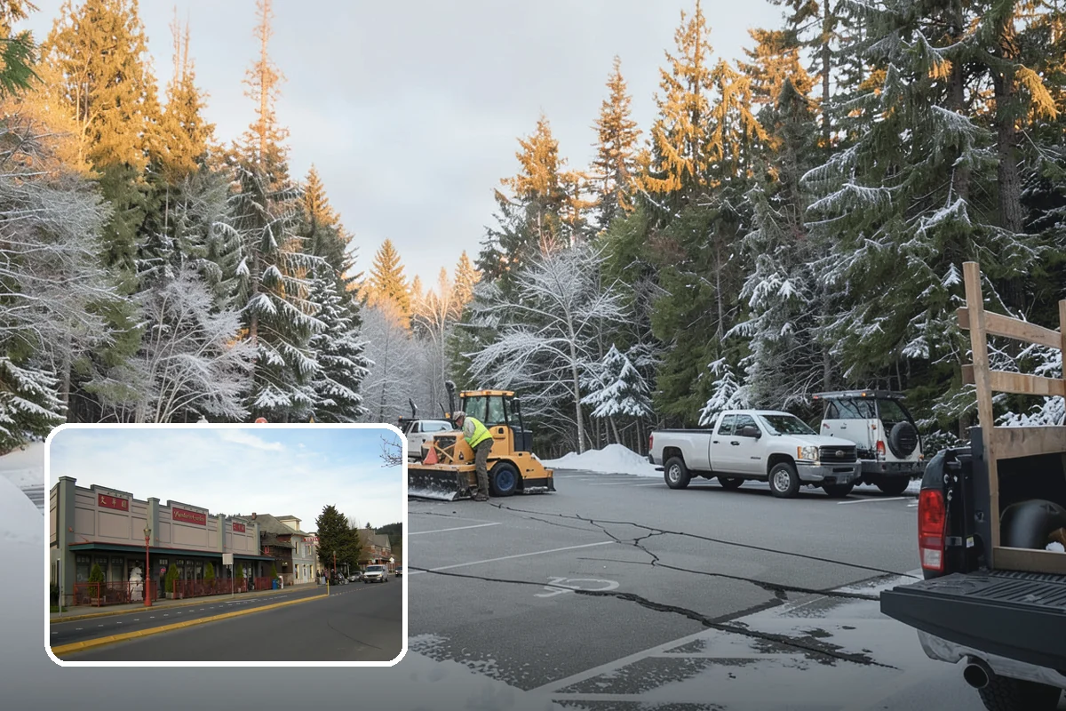 Restaurant Snow Removal in Issaquah, King County, WA - Clear entrances that keep diners walking in