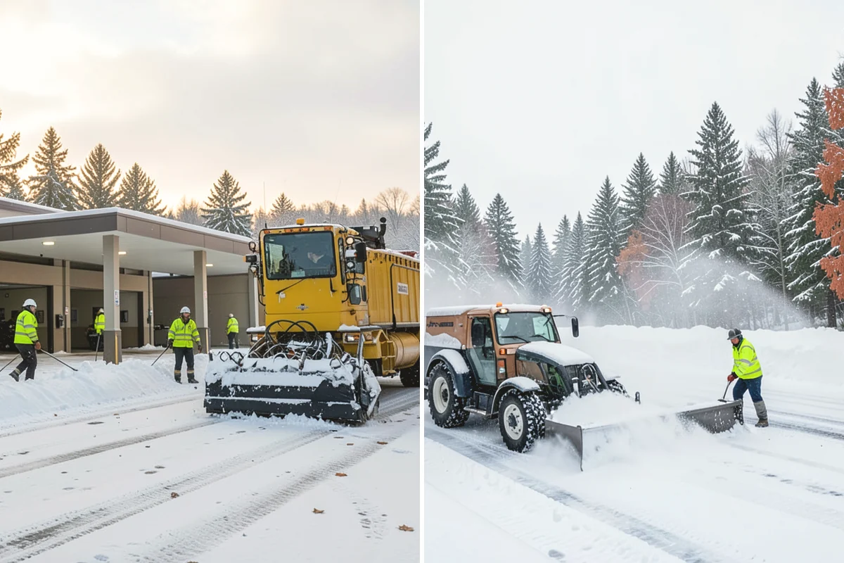 Restaurant Snow Removal in Issaquah, King County, WA - Identify guest entrances, patio areas, and delivery access