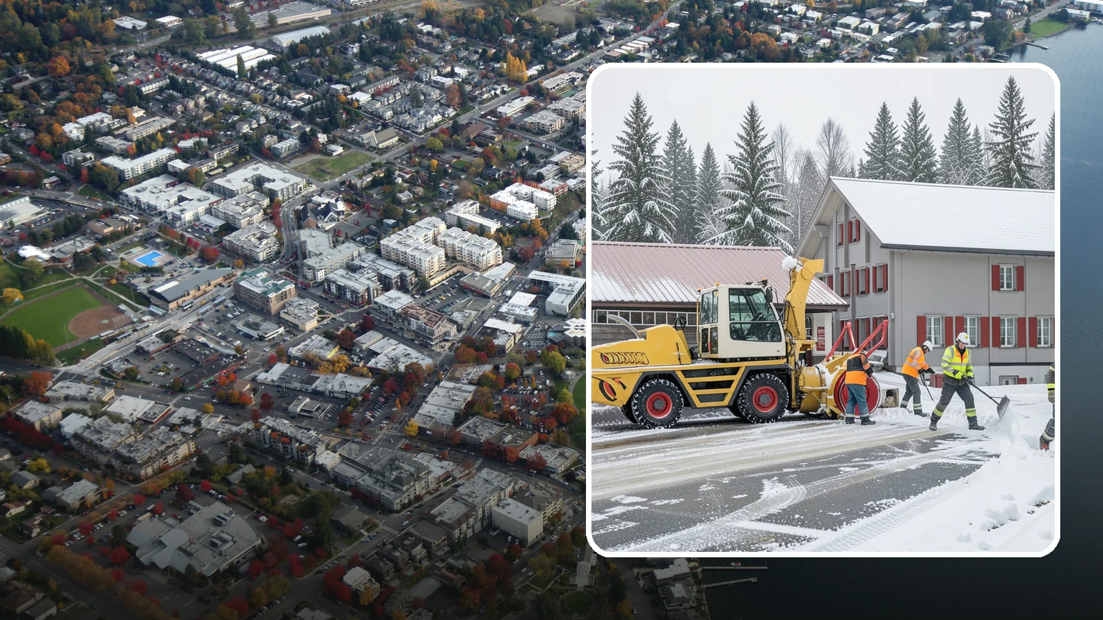 Restaurant Snow Removal in Kirkland, King County, WA - Keep diners and delivery drivers moving safely by clearing your restaurant's lot, entrance, and patio during winter weather.