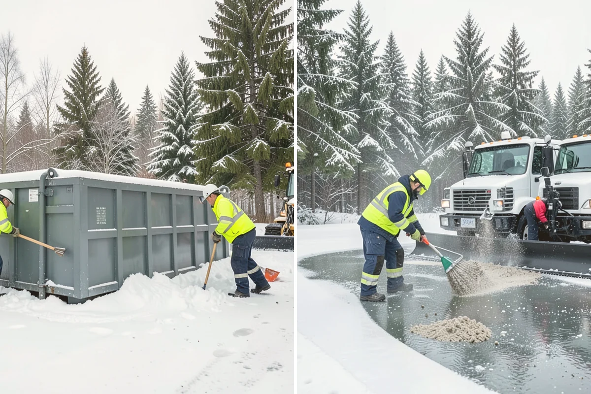 Restaurant Snow Removal in Kirkland, King County, WA - Identify guest entrances, patio areas, and delivery access