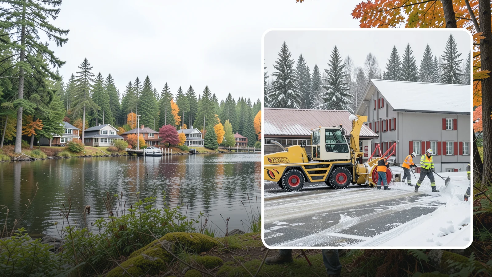 Restaurant Snow Removal in La Conner, Skagit County, WA - Keep diners and delivery drivers moving safely by clearing your restaurant's lot, entrance, and patio during winter weather.