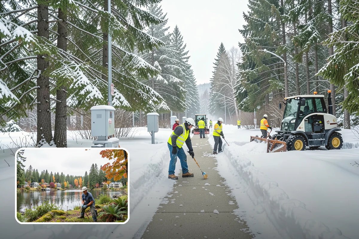 Restaurant Snow Removal in La Conner, Skagit County, WA - Clear entrances that keep diners walking in