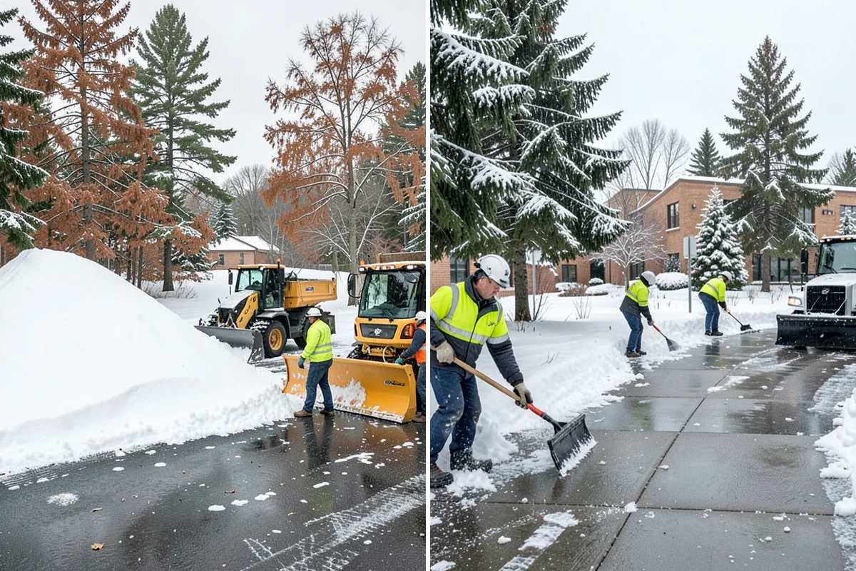 Restaurant Snow Removal in Lake Forest Park, King County, WA - Identify guest entrances, patio areas, and delivery access