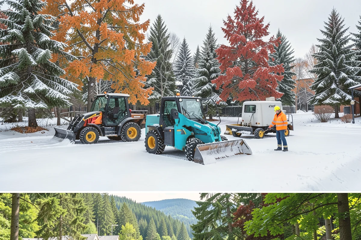 Restaurant Snow Removal in Lake Forest Park, King County, WA - Restaurants need attentive service during December and January evenings when cold nights ice over front walks right at dinner...