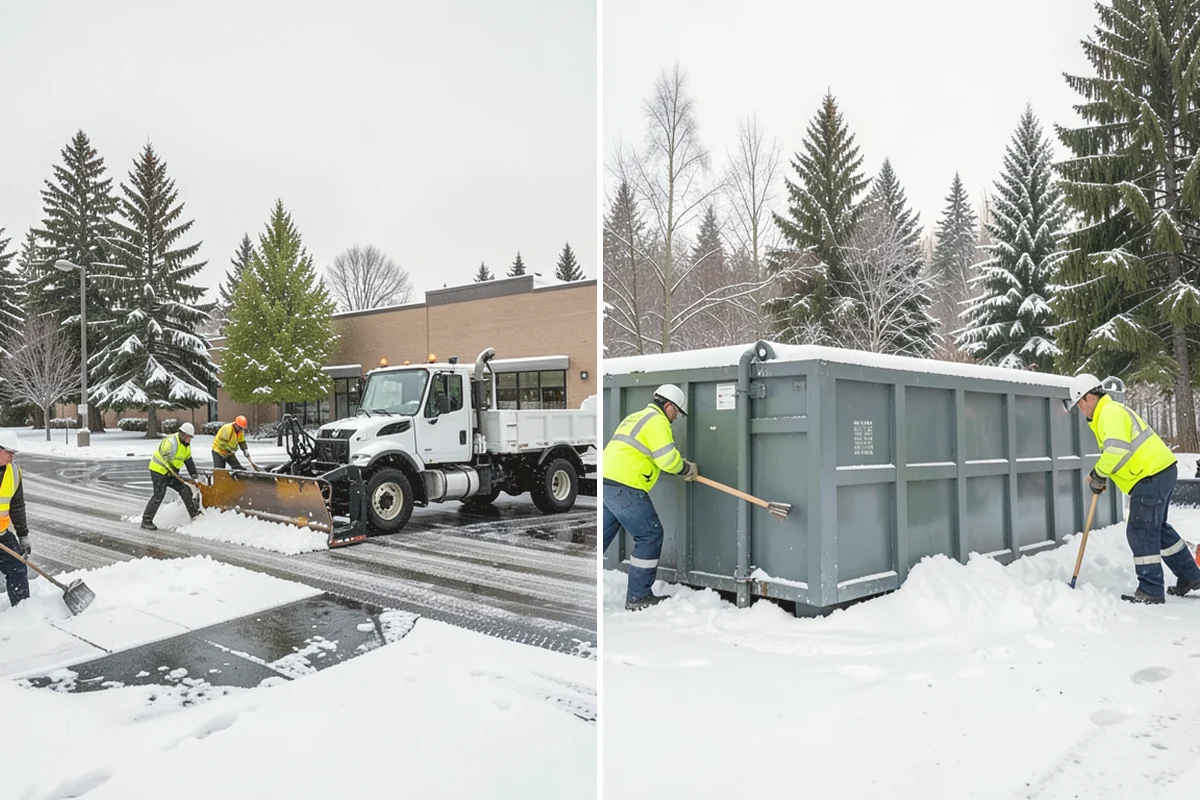 Restaurant Snow Removal in Lake Stevens, Snohomish County, WA - Identify guest entrances, patio areas, and delivery access