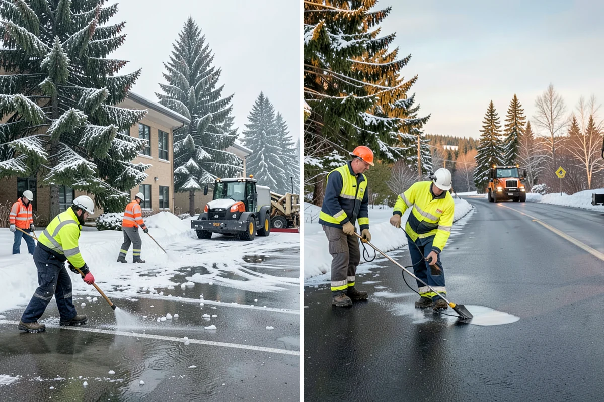 Restaurant Snow Removal in Lakewood, Pierce County, WA - Identify guest entrances, patio areas, and delivery access