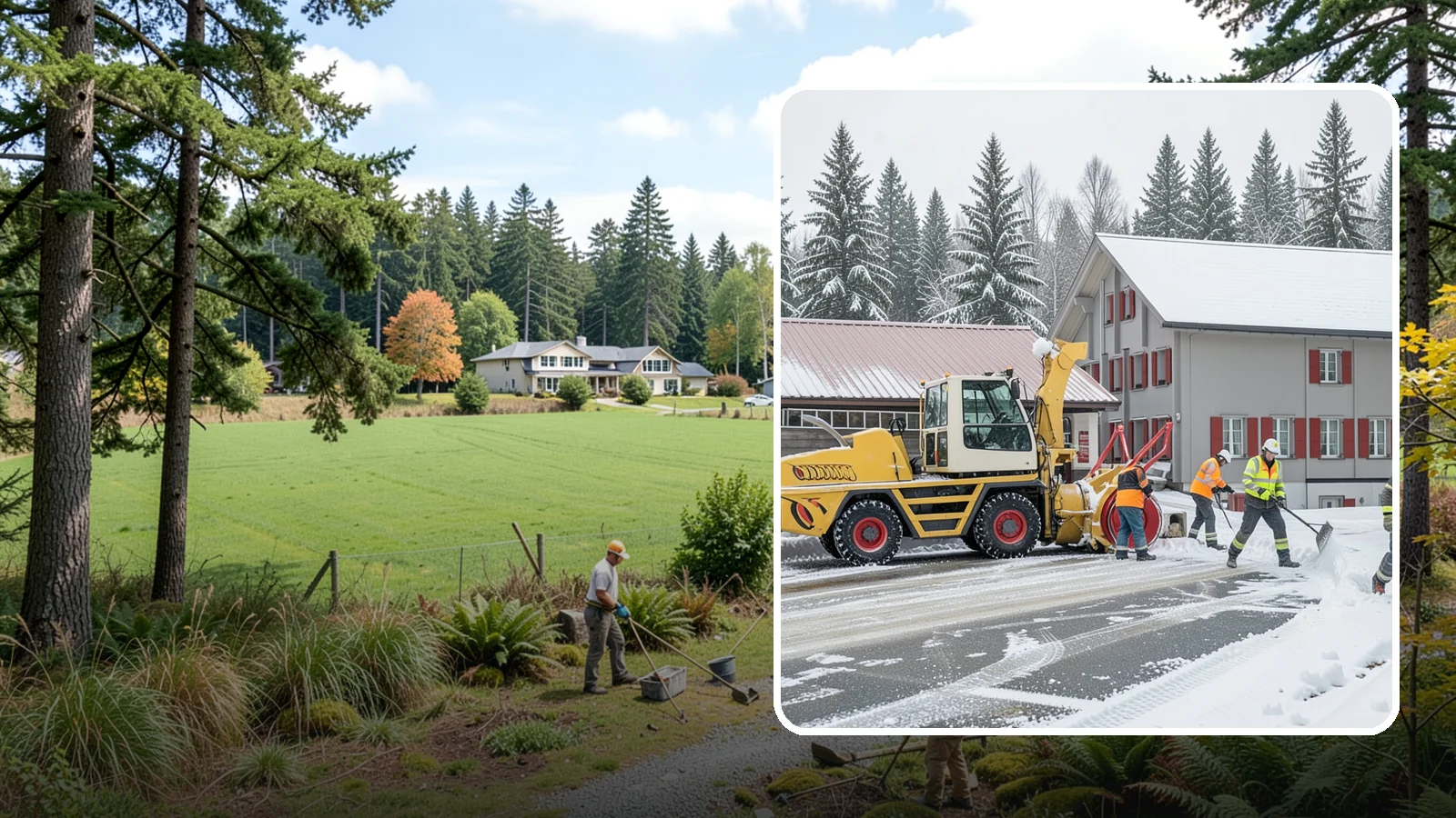 Restaurant Snow Removal in Lyman, Skagit County, WA - Keep diners and delivery drivers moving safely by clearing your restaurant's lot, entrance, and patio during winter weather.