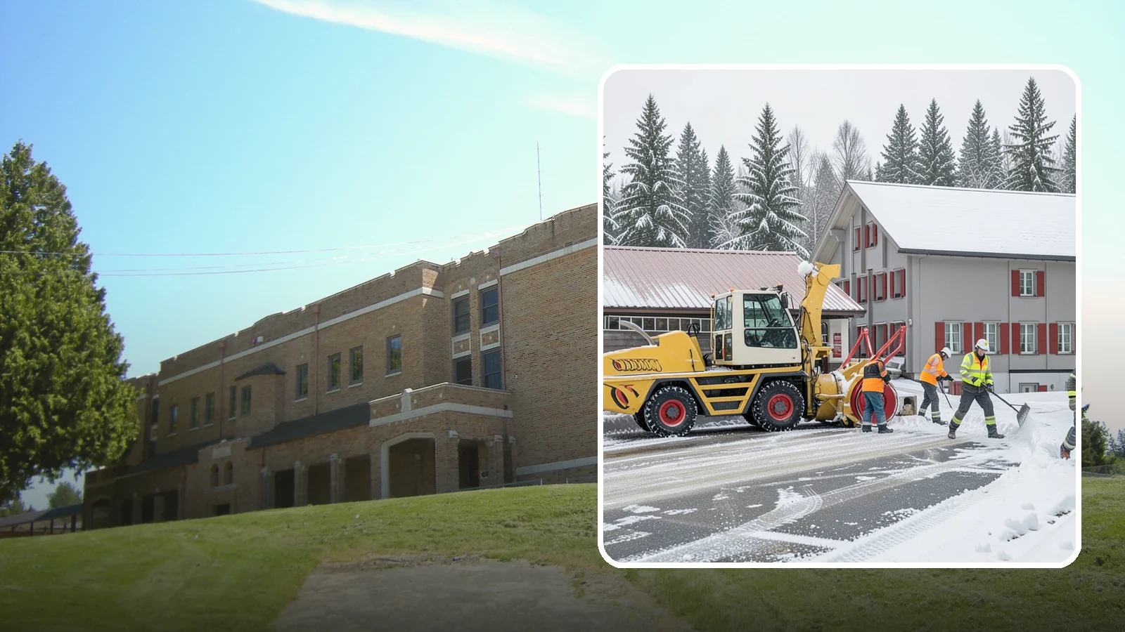 Restaurant Snow Removal in Maple Valley, King County, WA - Keep diners and delivery drivers moving safely by clearing your restaurant's lot, entrance, and patio during winter weather.