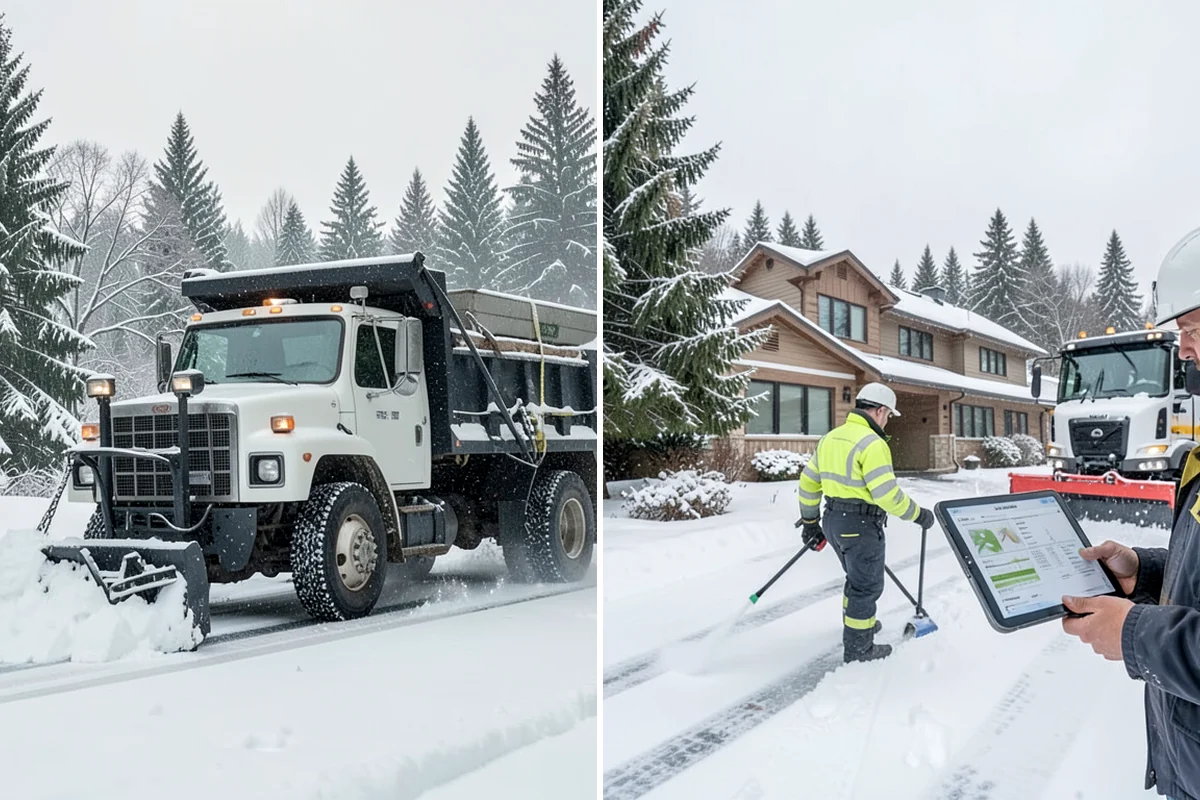 Restaurant Snow Removal in Maple Valley, King County, WA - Identify guest entrances, patio areas, and delivery access