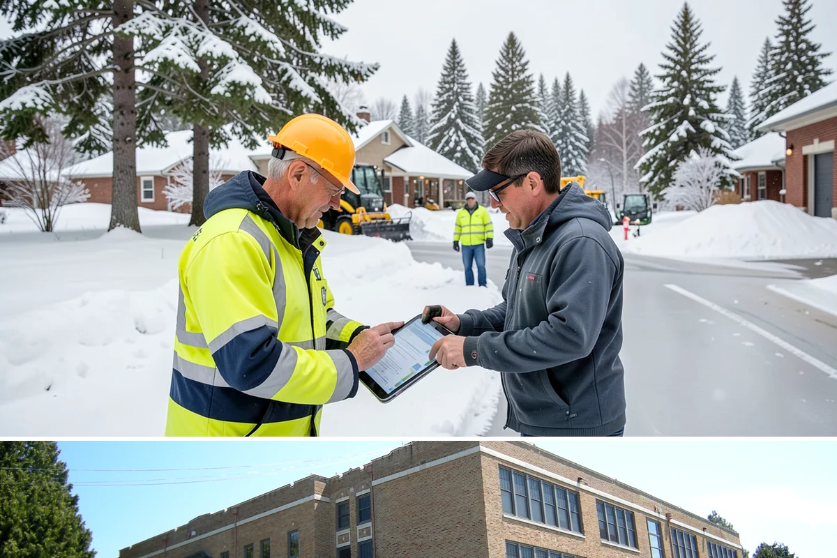 Restaurant Snow Removal in Maple Valley, King County, WA - Restaurants need attentive service during December and January evenings when cold nights ice over front walks right at dinner...