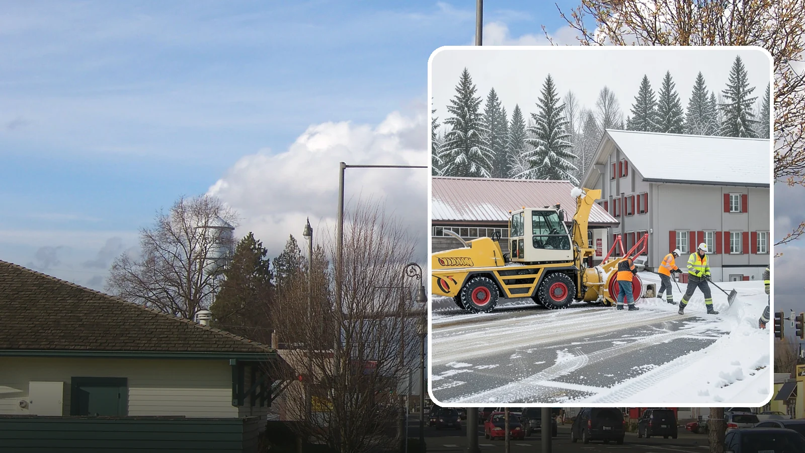 Restaurant Snow Removal in Marysville, Snohomish County, WA - Keep diners and delivery drivers moving safely by clearing your restaurant's lot, entrance, and patio during winter weather.