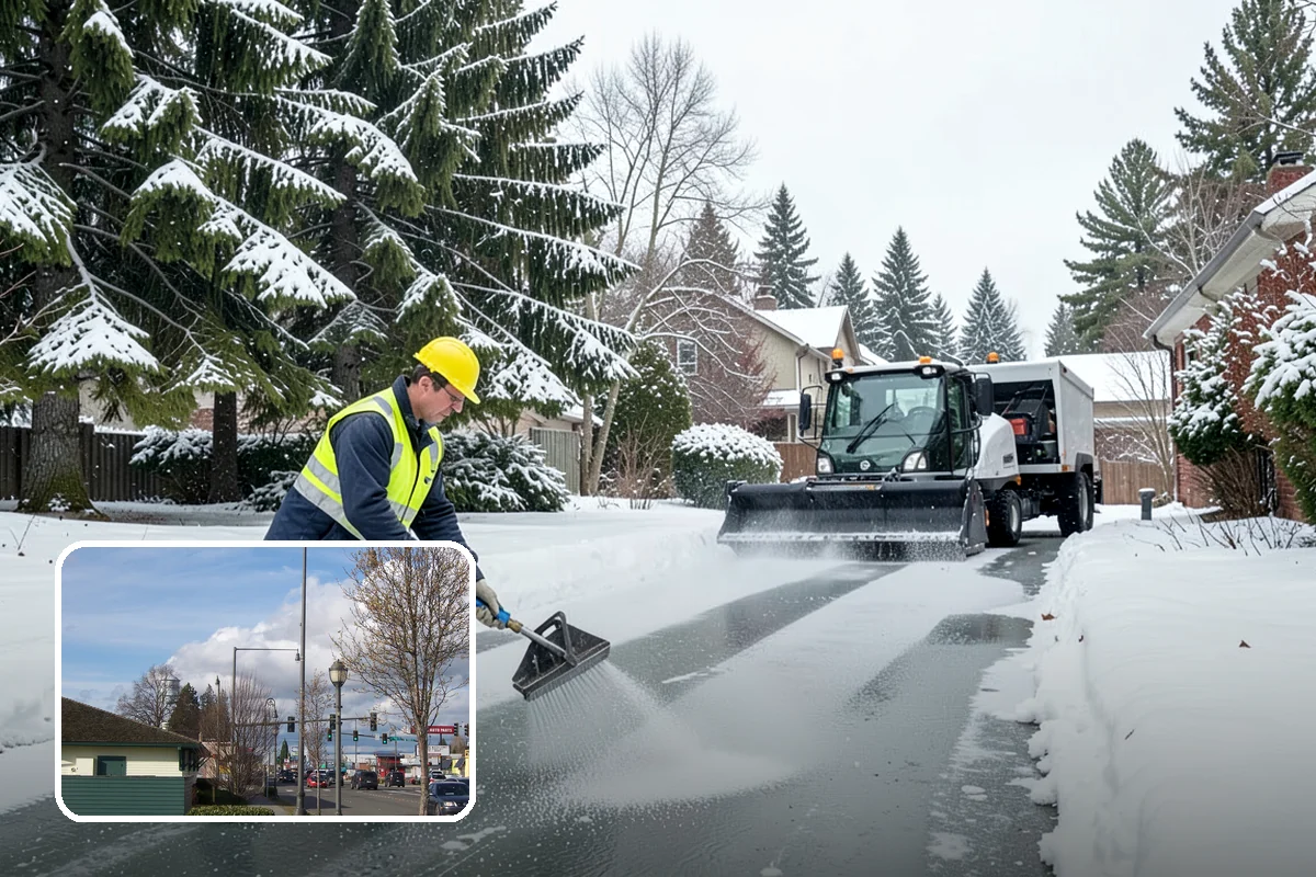 Restaurant Snow Removal in Marysville, Snohomish County, WA - Clear entrances that keep diners walking in