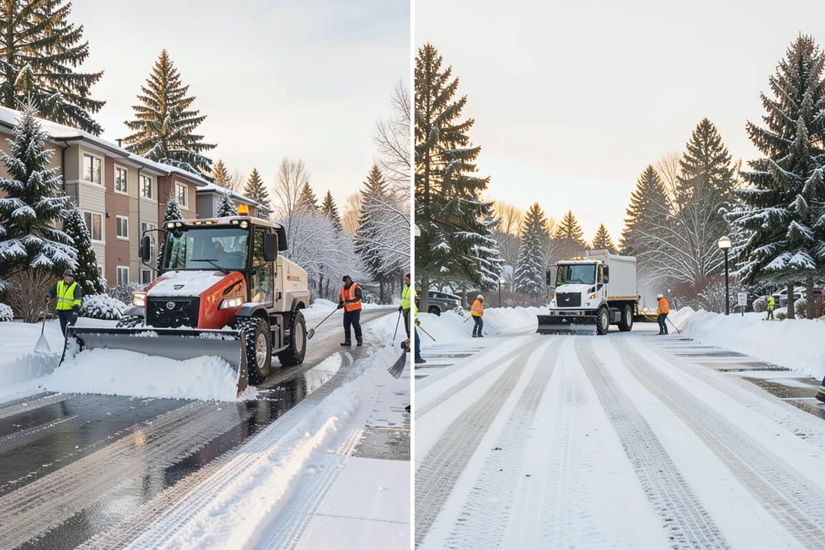 Restaurant Snow Removal in Marysville, Snohomish County, WA - Identify guest entrances, patio areas, and delivery access