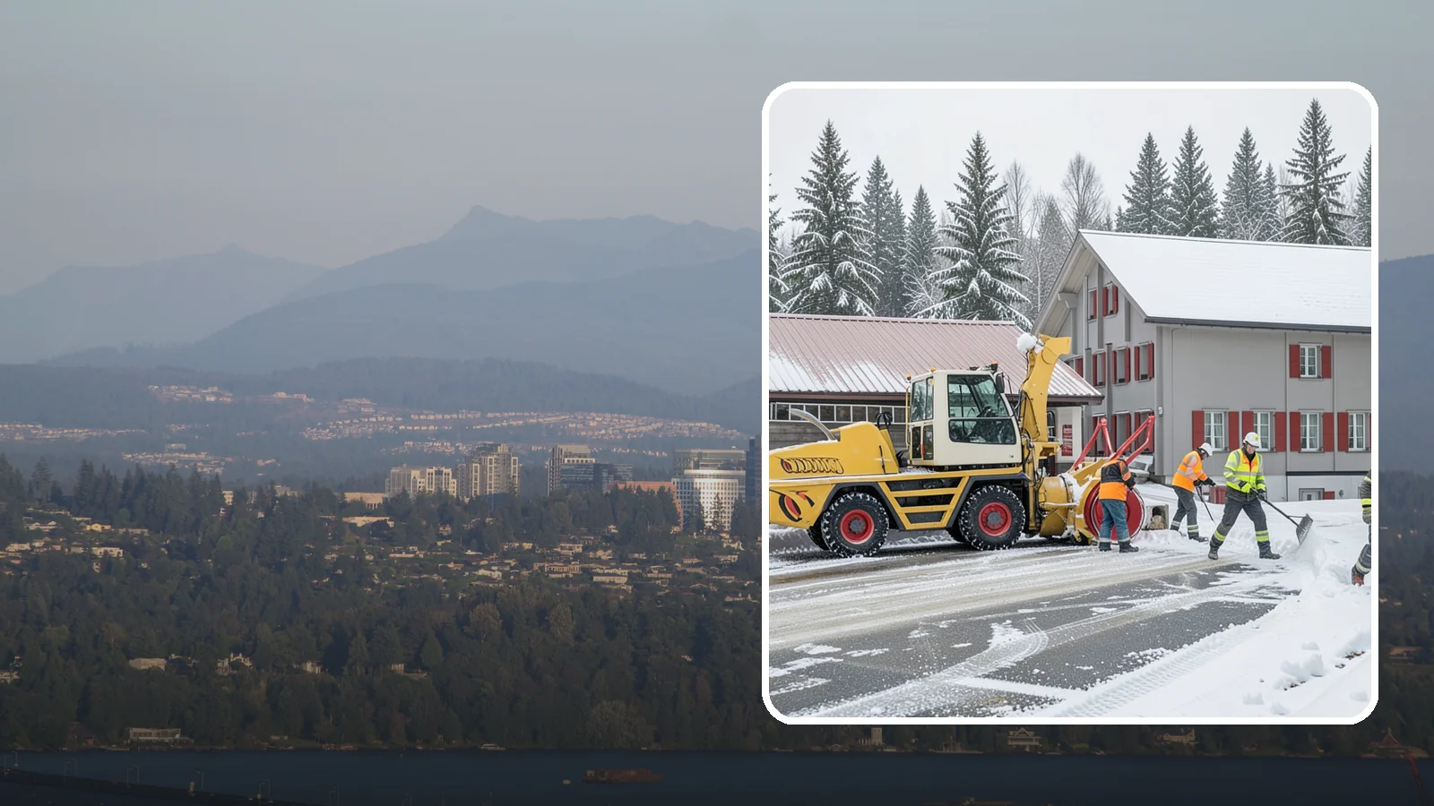 Restaurant Snow Removal in Medina, King County, WA - Keep diners and delivery drivers moving safely by clearing your restaurant's lot, entrance, and patio during winter weather.
