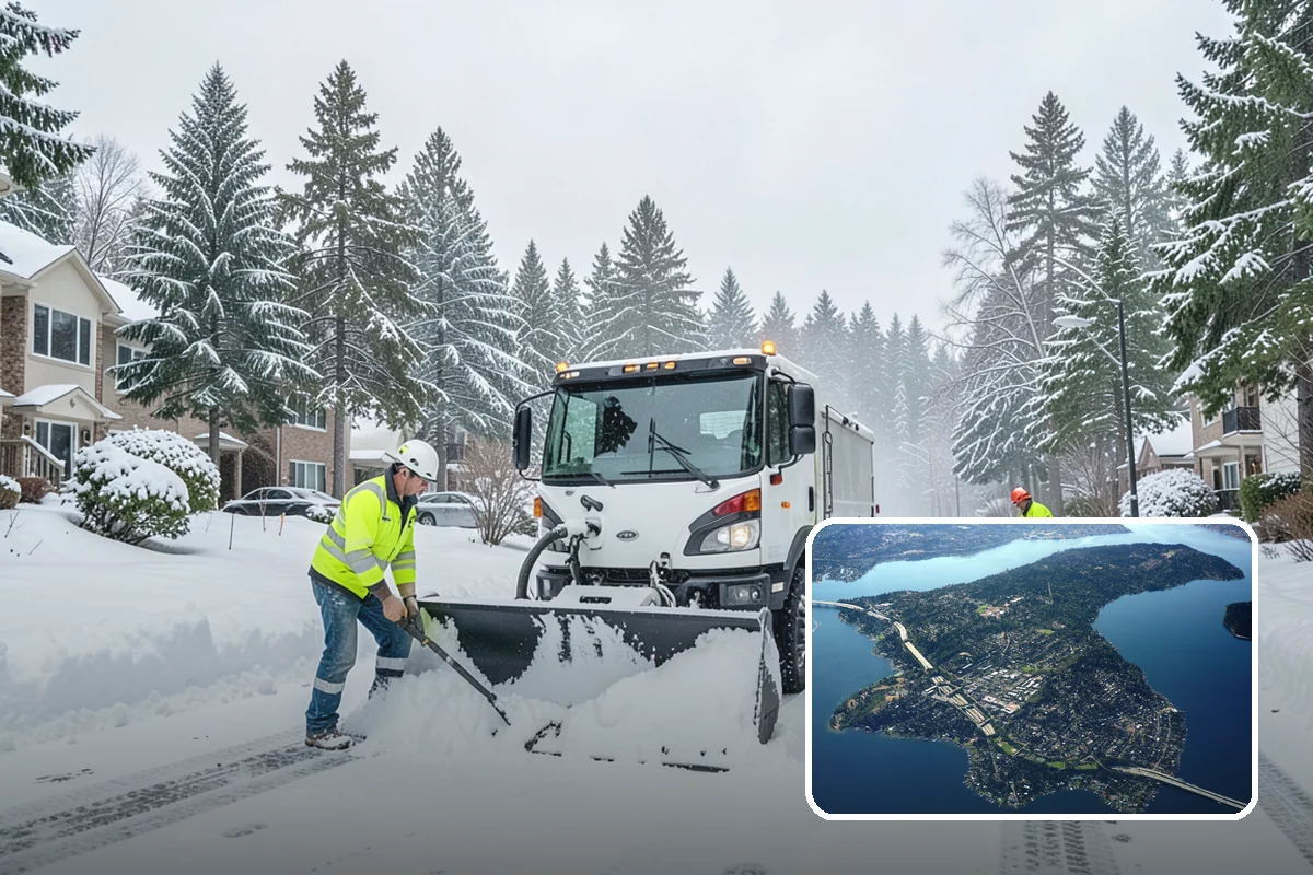 Restaurant Snow Removal in Mercer Island, King County, WA - Clear entrances that keep diners walking in