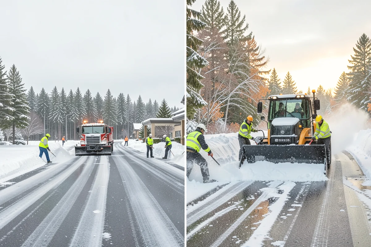 Restaurant Snow Removal in Mercer Island, King County, WA - Identify guest entrances, patio areas, and delivery access