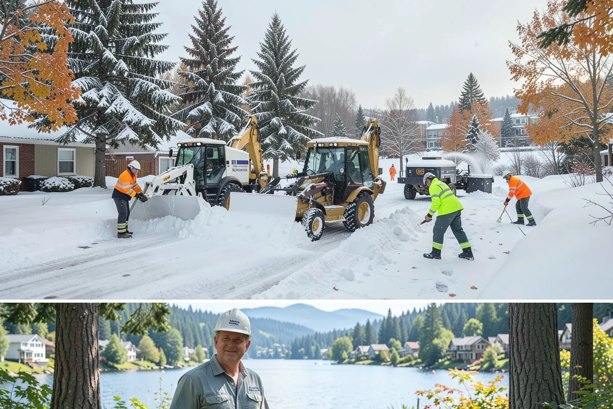 Restaurant Snow Removal in Milton, King County, WA - Restaurants need attentive service during December and January evenings when cold nights ice over front walks right at dinner...