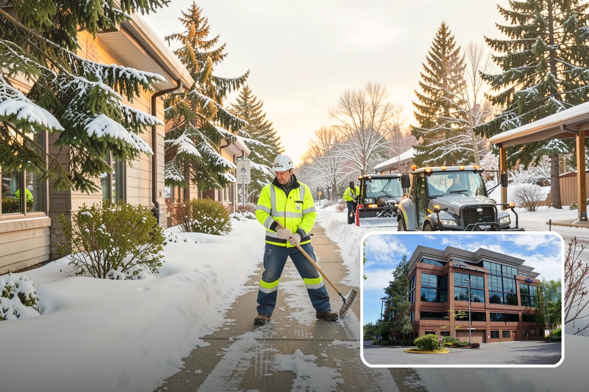 Restaurant Snow Removal in Mountlake Terrace, Snohomish County, WA - Clear entrances that keep diners walking in