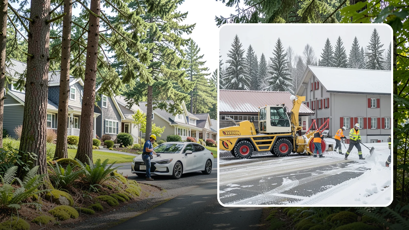 Restaurant Snow Removal in Normandy Park, King County, WA - Keep diners and delivery drivers moving safely by clearing your restaurant's lot, entrance, and patio during winter weather.
