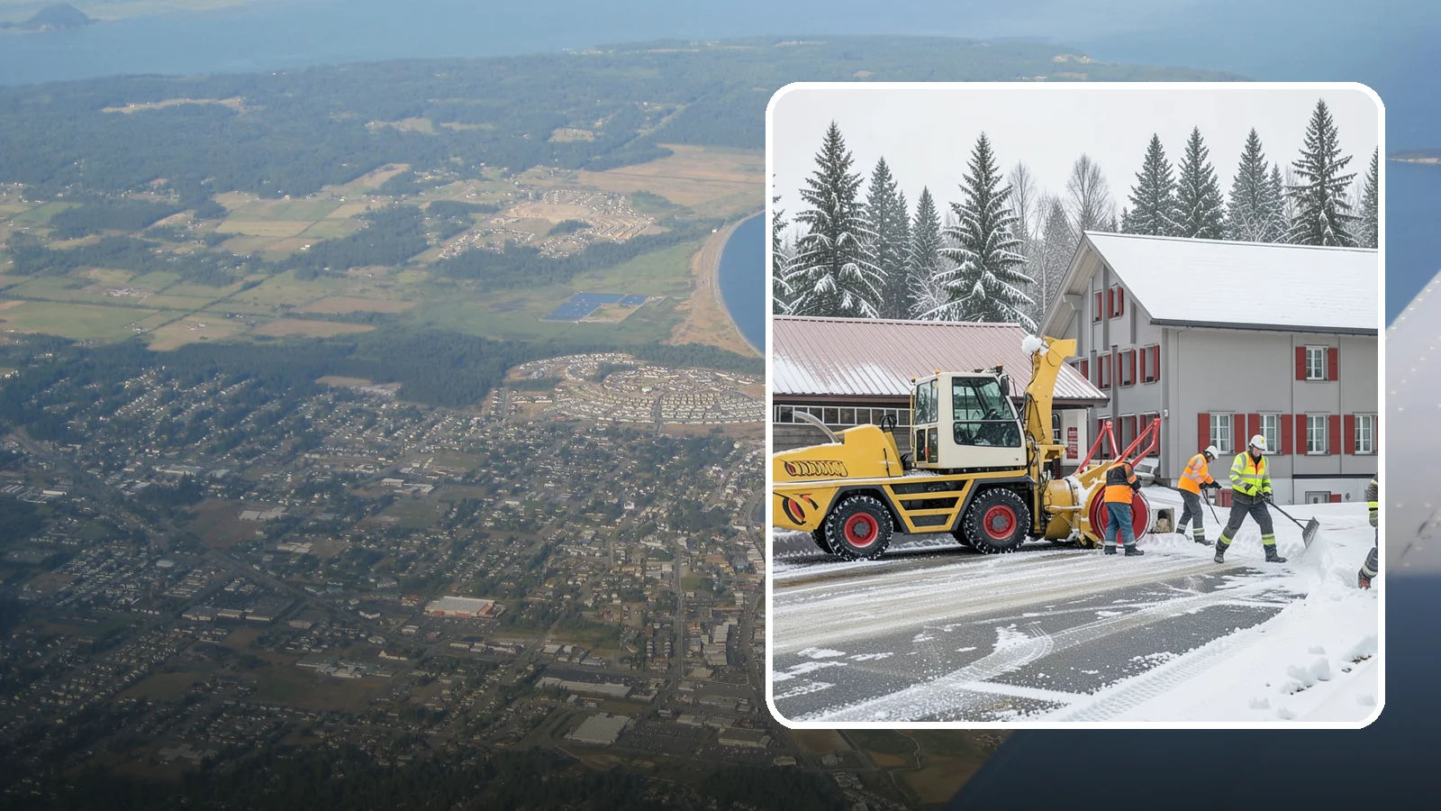 Restaurant Snow Removal in Oak Harbor, Island County, WA - Keep diners and delivery drivers moving safely by clearing your restaurant's lot, entrance, and patio during winter weather.