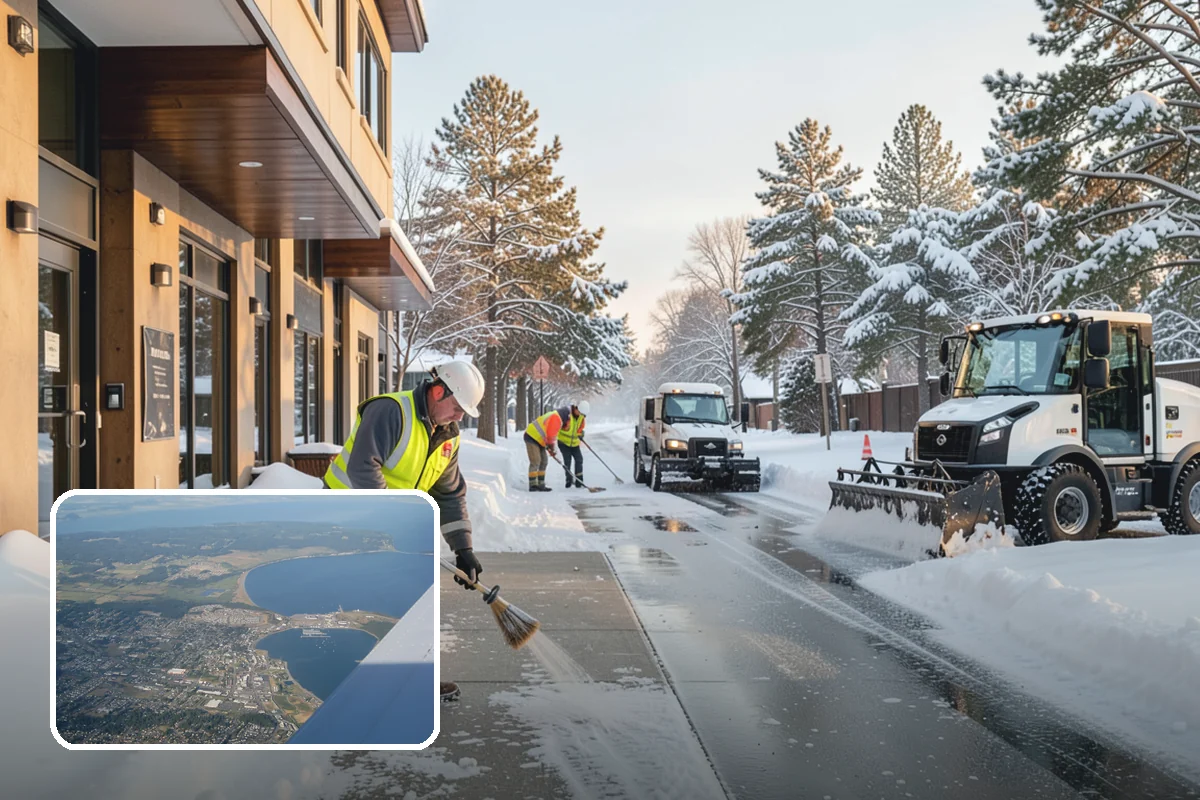 Restaurant Snow Removal in Oak Harbor, Island County, WA - Clear entrances that keep diners walking in