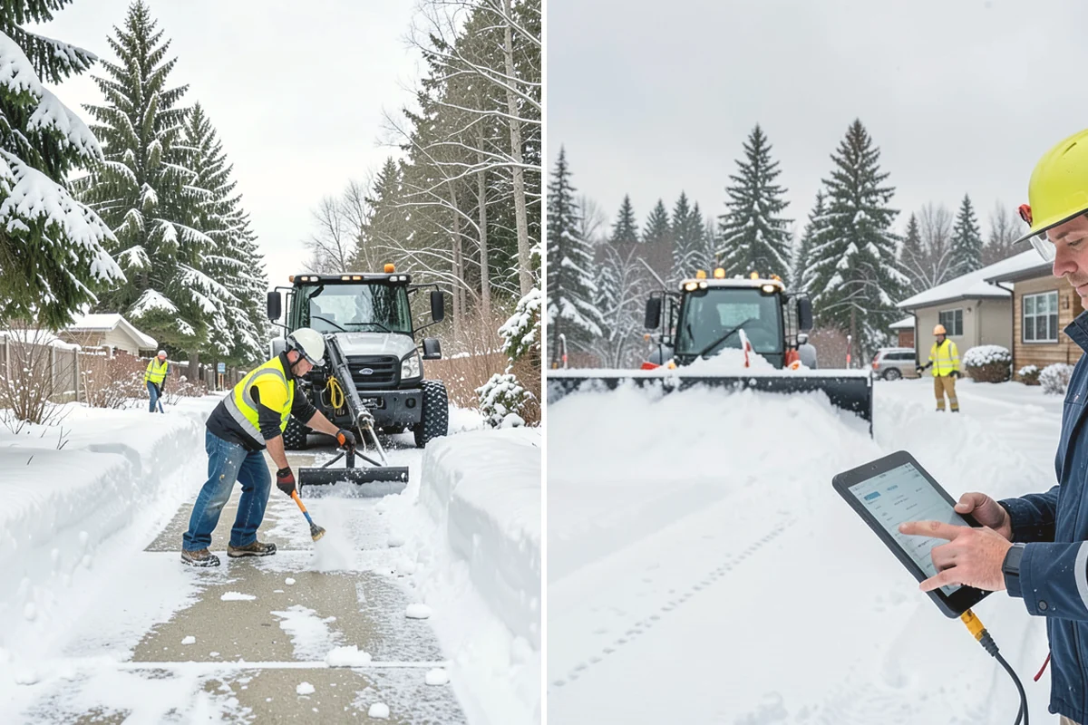 Restaurant Snow Removal in Oak Harbor, Island County, WA - Identify guest entrances, patio areas, and delivery access