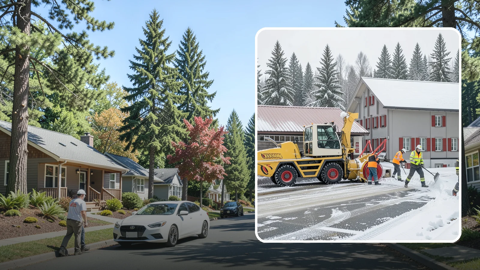 Restaurant Snow Removal in Orting, Pierce County, WA - Keep diners and delivery drivers moving safely by clearing your restaurant's lot, entrance, and patio during winter weather.