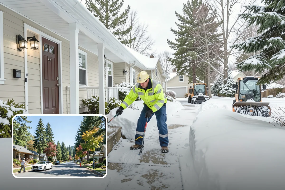 Restaurant Snow Removal in Orting, Pierce County, WA - Clear entrances that keep diners walking in