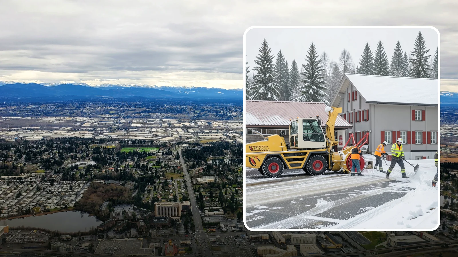 Restaurant Snow Removal in SeaTac, King County, WA - Keep diners and delivery drivers moving safely by clearing your restaurant's lot, entrance, and patio during winter weather.