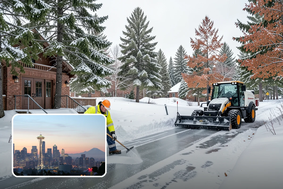 Restaurant Snow Removal in Seattle, King County, WA - Clear entrances that keep diners walking in