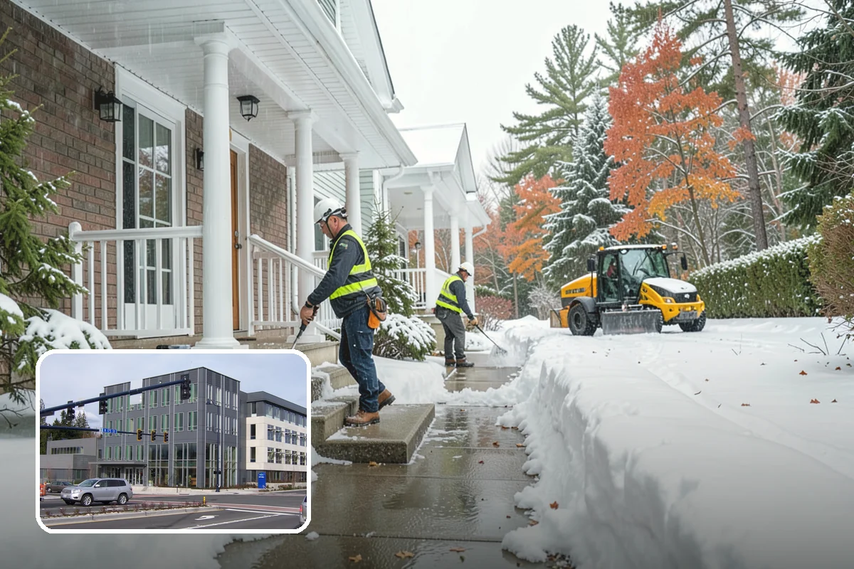 Restaurant Snow Removal in Shoreline, King County, WA - Clear entrances that keep diners walking in