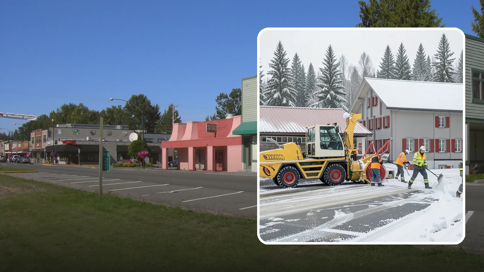 Restaurant Snow Removal in Snoqualmie, King County, WA - Keep diners and delivery drivers moving safely by clearing your restaurant's lot, entrance, and patio during winter weather.