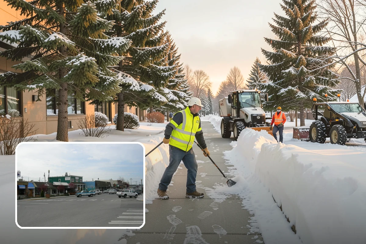 Restaurant Snow Removal in Stanwood, Snohomish County, WA - Clear entrances that keep diners walking in