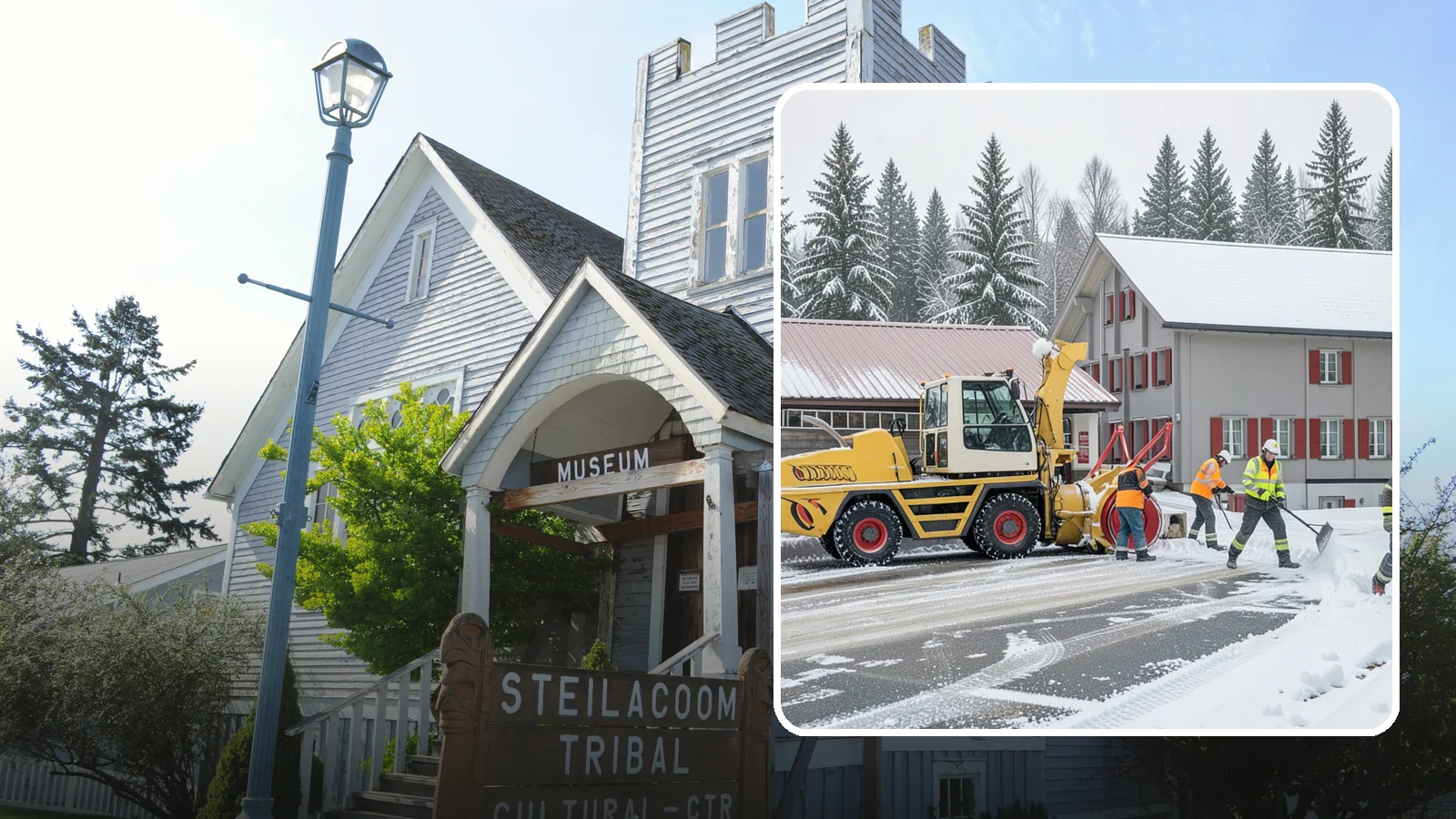 Restaurant Snow Removal in Steilacoom, Pierce County, WA - Keep diners and delivery drivers moving safely by clearing your restaurant's lot, entrance, and patio during winter weather.